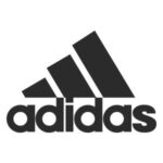 Adidas logo zwart wit