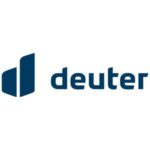 Deuter logo in het blauw