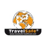 Travelsafe logo op een witte achtergrond